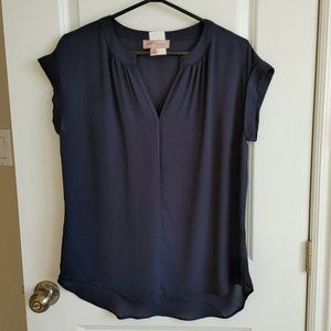 Philosophy Semi-Sheer Short Sleeve Top